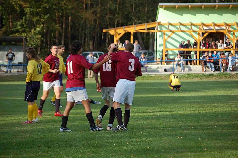 Krchleby - Postřekov 3:1 (1:1).