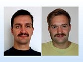 Kapitáni dvou týmů, které se přidaly k Movemberu. Vlevo Jaroslav Hrdlička, vpravo Jakub Baštář. 