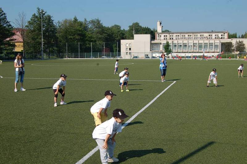 Z baseballového turnaje domažlických školek.