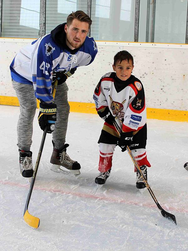 HC Domažlice pořádal za účasti extraligového hokejisty Plzně Jakuba Lva Den náborů.