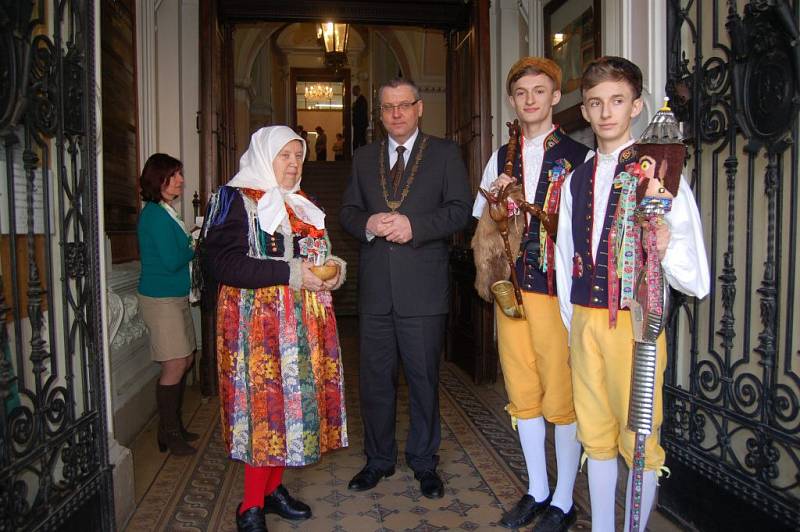 Prezident Miloš Zeman v Domažlicích.