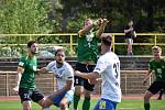 25. kolo FORTUNA ČFL, skupina A: Sokolov - Domažlice (bílí) 3:0.