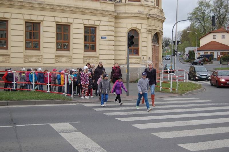 Z akce Zebra se za Tebe nerozhlédne v Domažlicích.