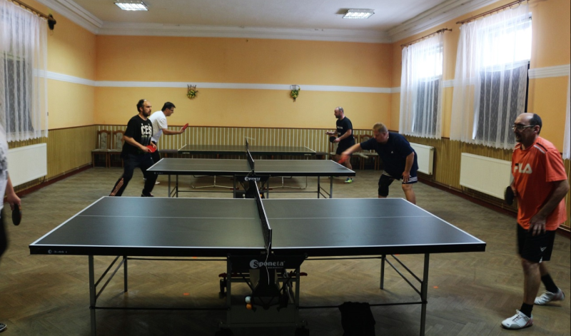 Turnaj ve stolním tenisu v Poděvousích.