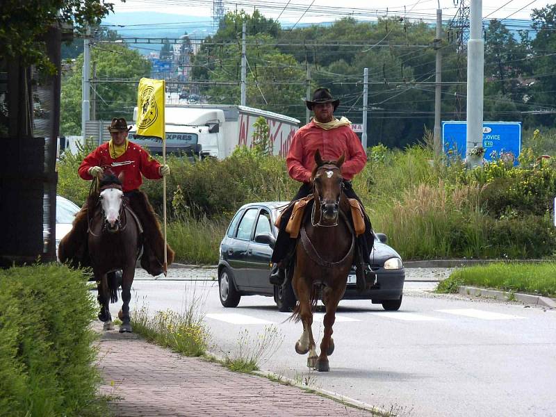 Jezdci z Domažlicka jeli jako Pony Express.