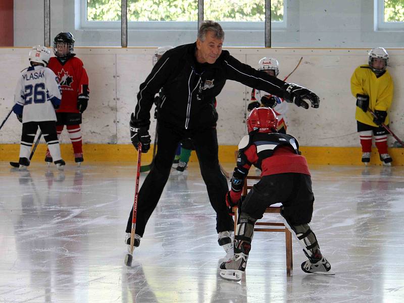 HC Domažlice pořádal za účasti extraligového hokejisty Plzně Jakuba Lva Den náborů.