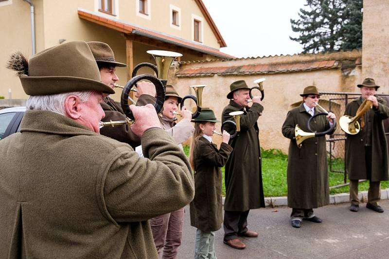 Hubertova jízda v Horšově.