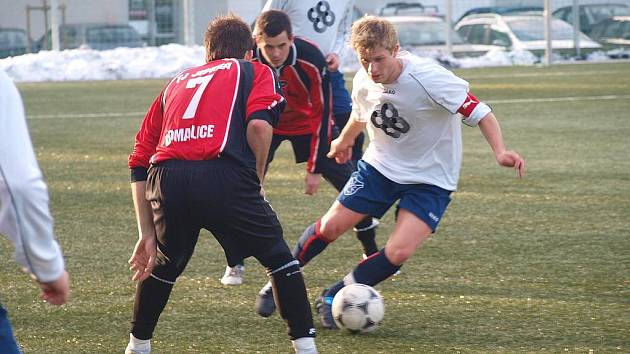 Z přípravného utkání Jiskry Domažlice s 1. FC Bad Kötzting - 7:1.