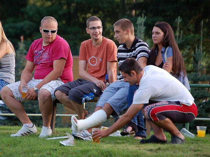 Z utkání fotbalistů Startu Tlumačov A a ZD Meclov A.