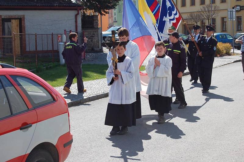 Slavnost k uctění svatého Floriána v Bělé nad Radbuzou.