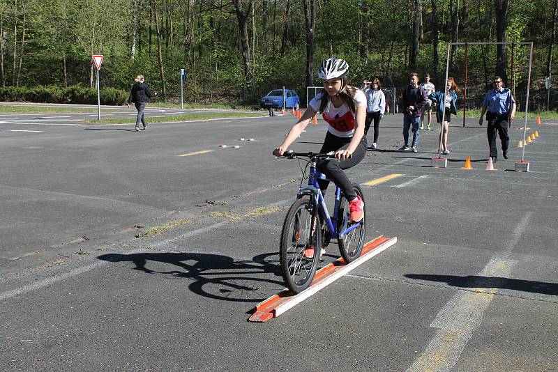 Okresní dopravní soutěž se konala 25. dubna.