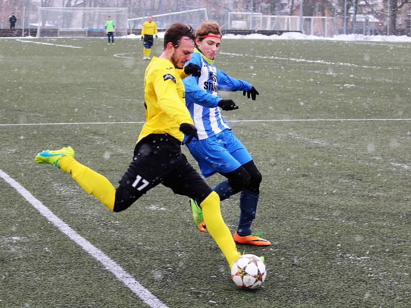 Fotbalisté Jiskry Domažlice B porazili v prvním utkání zimní přípravy FK Staňkov.