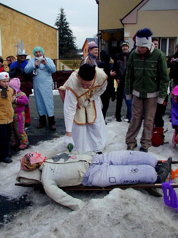 Společný nevolicko-strážský masopust 2006.