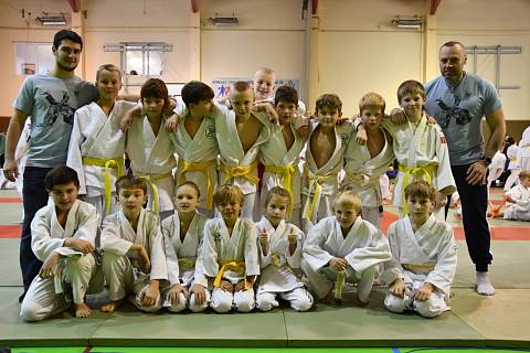 Závodníci oddílu Judo club Domažlice.