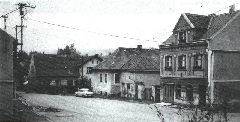 Ulice Poběžovic. Foto: archiv soukromých sbírek