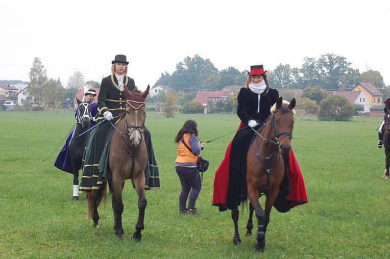 Hubertova jízda v Horšově.