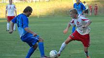 Z utkání fotbalistů FK Holýšov A a FK Horažďovice. 