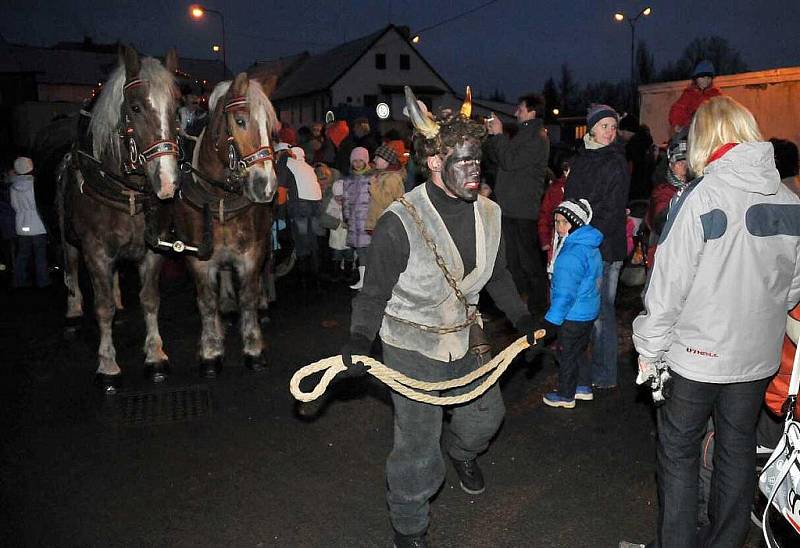 Mikulášská nadílka na Domažlicku.