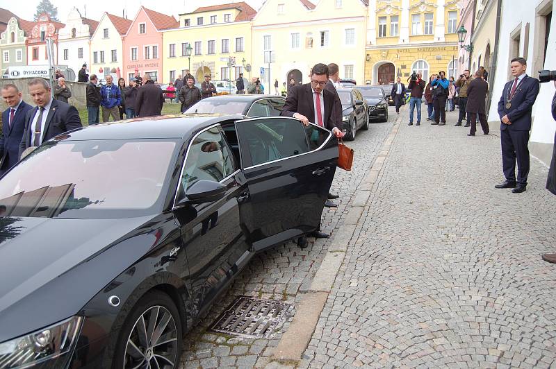 Návštěva prezidenta ČR Miloše Zemana v Horšovském Týně