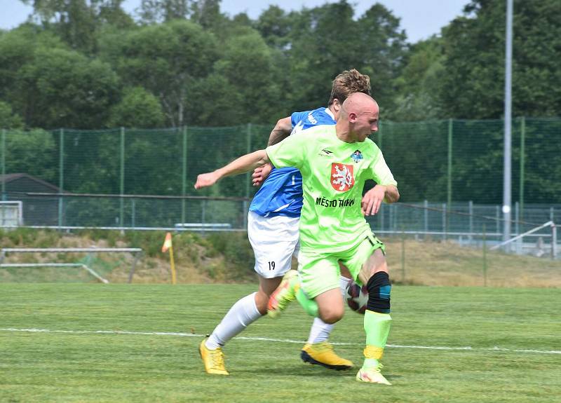 Letní příprava: FK Tachov - TJ Jiskra Domažlice B (modří) 2:3.