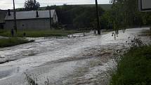 Záplavy v Holubči.