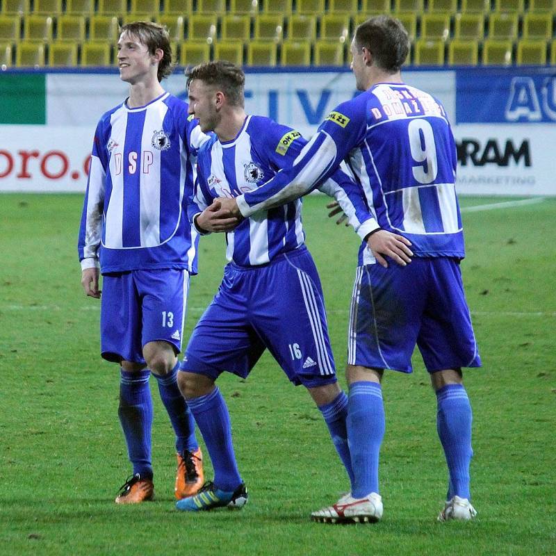 Jiskra na Stínadlech. Odveta osmifinále Poháru České pošty FK Teplice - Jiskra Domažlice 2:1.