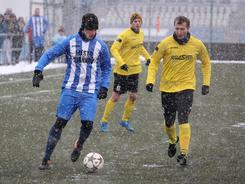 Fotbalisté Jiskry Domažlice B porazili v prvním utkání zimní přípravy FK Staňkov.