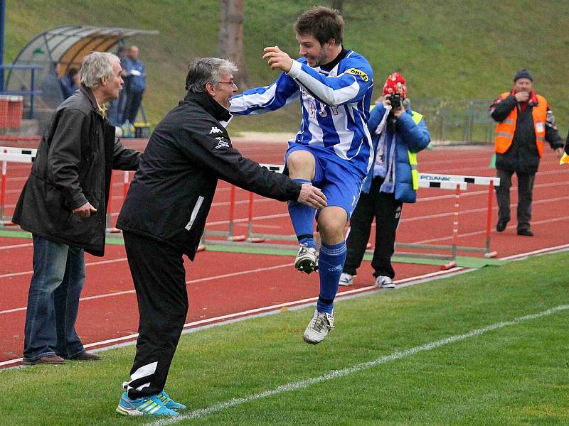 Z utkání Jiskra Domažlice a FK OEZ Letohrad.