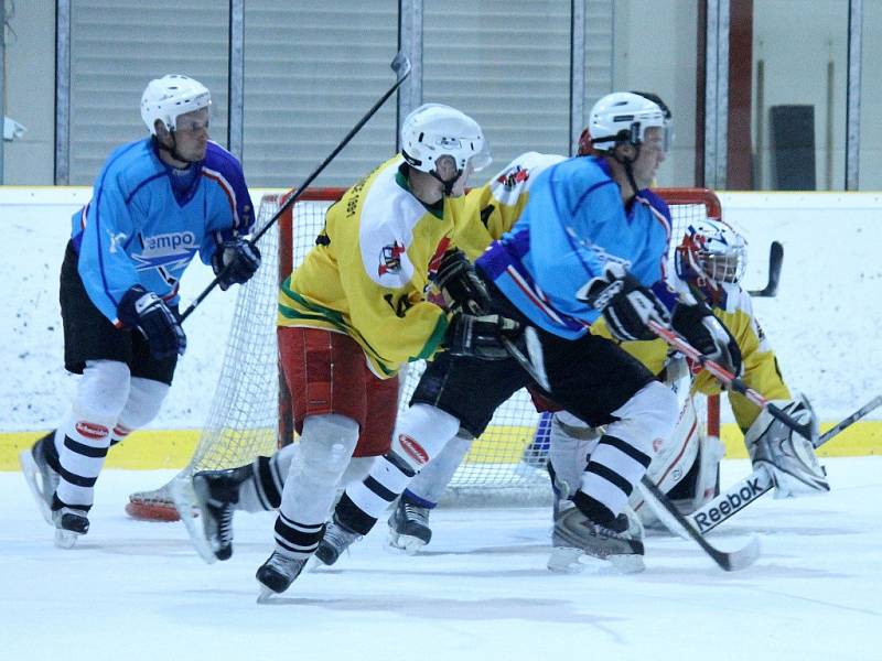 Z utkání hokejistů HC Staňkov s LHC Kralovice.