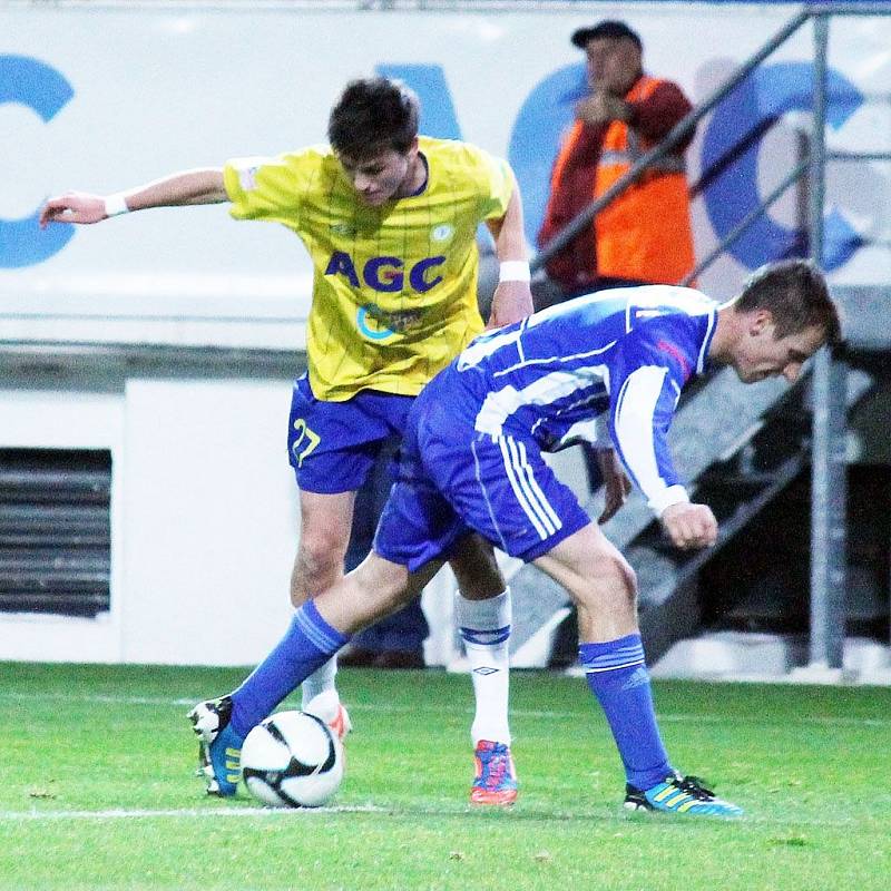 Jiskra na Stínadlech. Odveta osmifinále Poháru České pošty FK Teplice - Jiskra Domažlice 2:1.