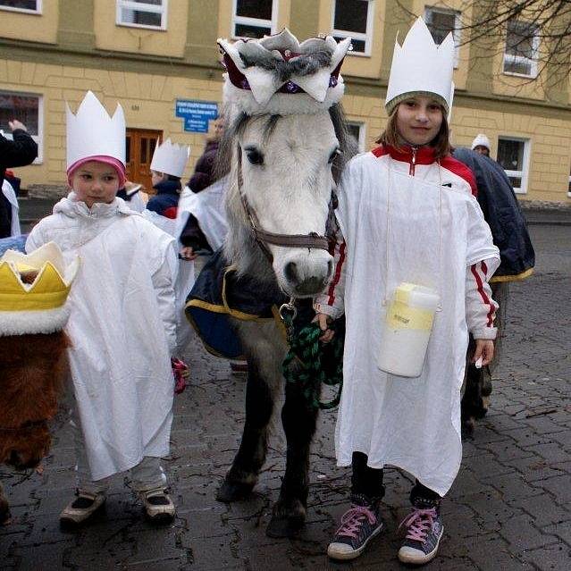 Z Tříkrálové sbírky na Hostouňsku.