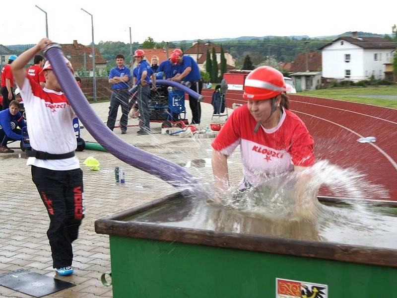 Z okrskové soutěže SDH v Horšovském Týně.