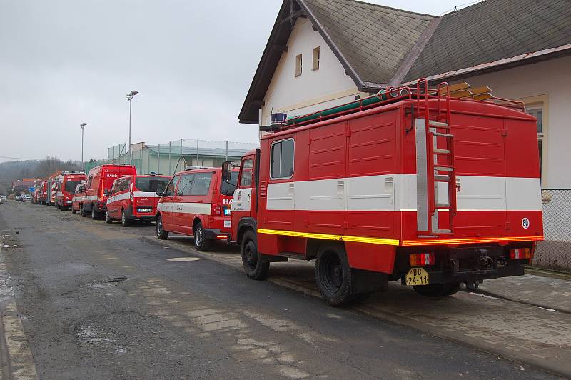 Ze Zimního setkání mladých hasičů ve Staňkově