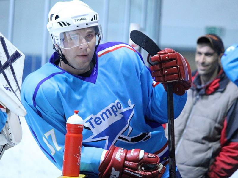 Z utkání hokejistů HC Staňkov s LHC Kralovice.