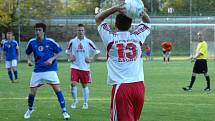 Z utkání fotbalistů FK Holýšov A s SK Slavia Vejprnice.