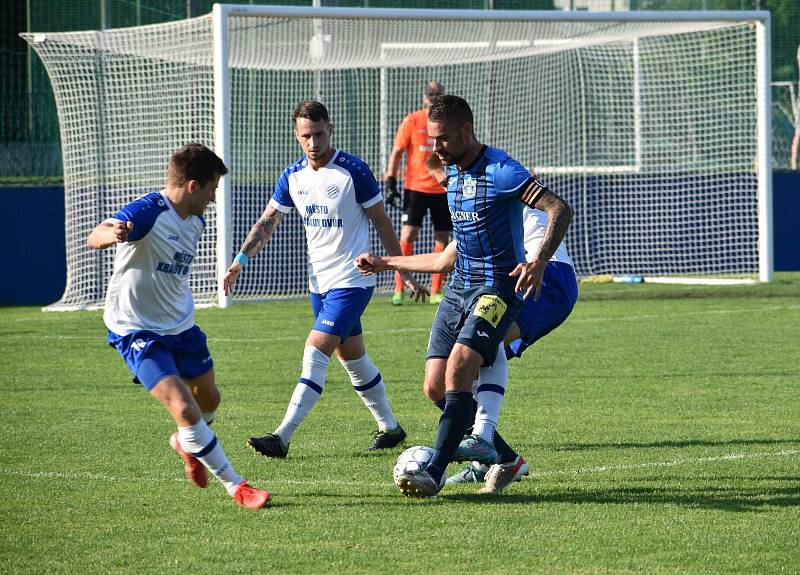 29. kolo FORTUNA ČFL A: Králův Dvůr - Jiskra Domažlice 2:1.