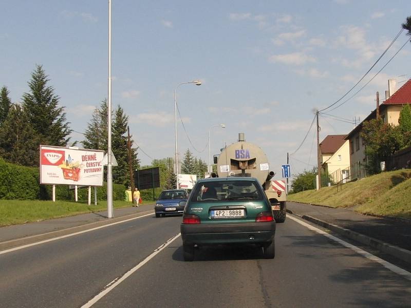 Sledovali jsme v regionu silnice a protestní jízdu zemědělců.