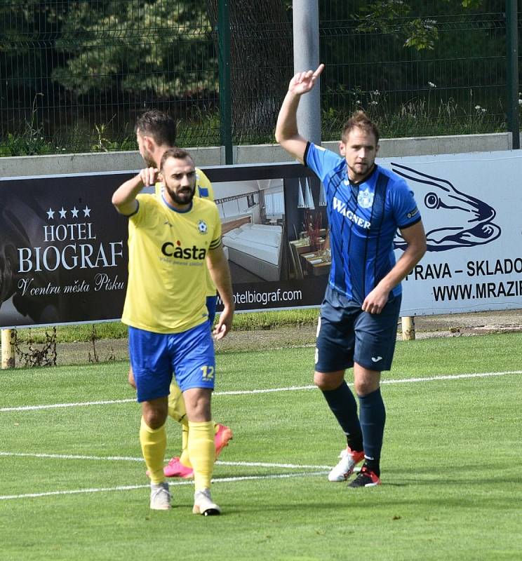 FC Písek - Jiskra Domažlice 1:3.