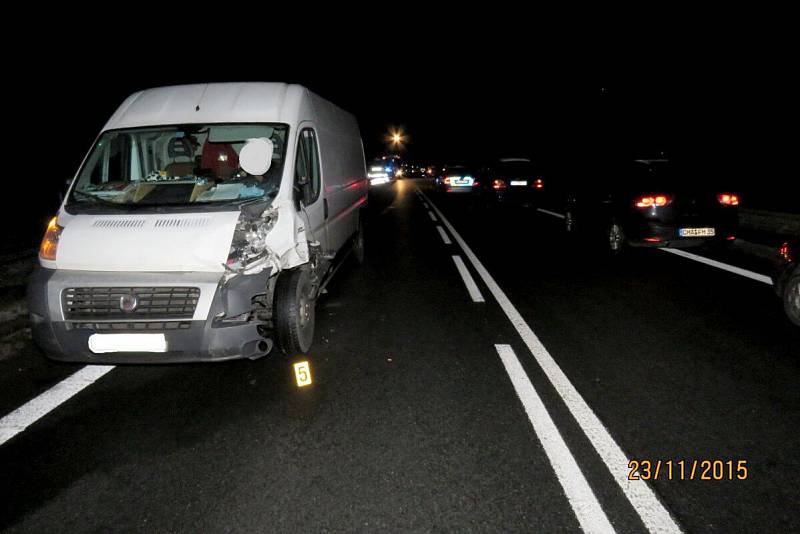 Při nehodě u H. Týna zahynul kůň.