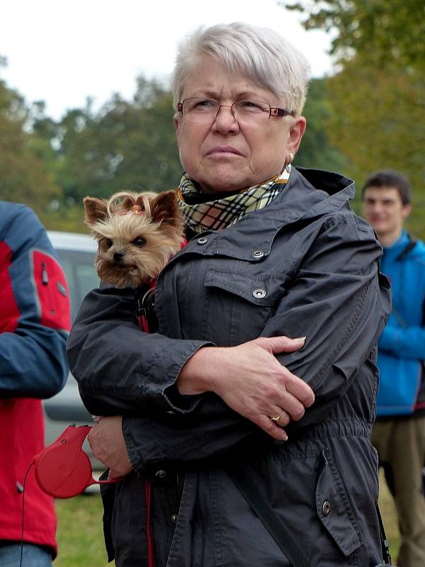 Ze slavnostního otevření Sochařské stezky na Baldov.