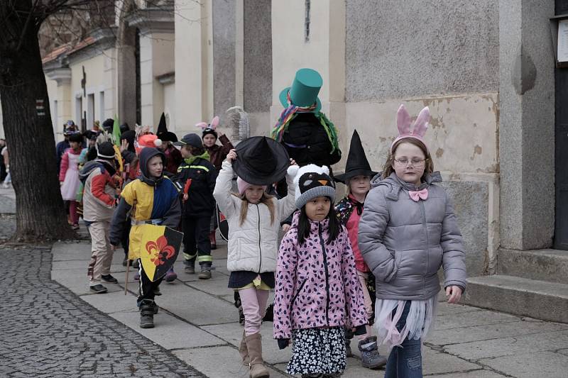 Masopustní průvod v Domažlicích.