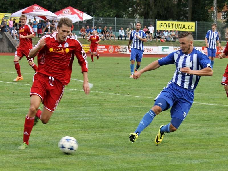 1. kolo ČFL: Jiskra Domažlice A - Slavoj Vyšehrad 2:0 (1:0).