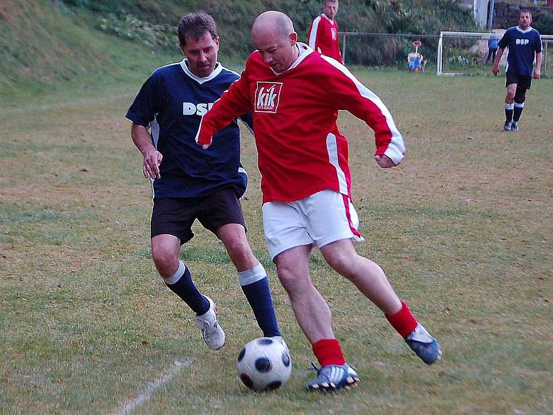 Liga seniorů - Z utkání Hostouně s SG Chudenice.