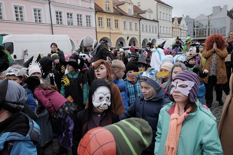 Masopustní průvod v Domažlicích.