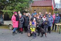 Tradiční novoroční setkání na Oulíkově pod „Kapličkou“.