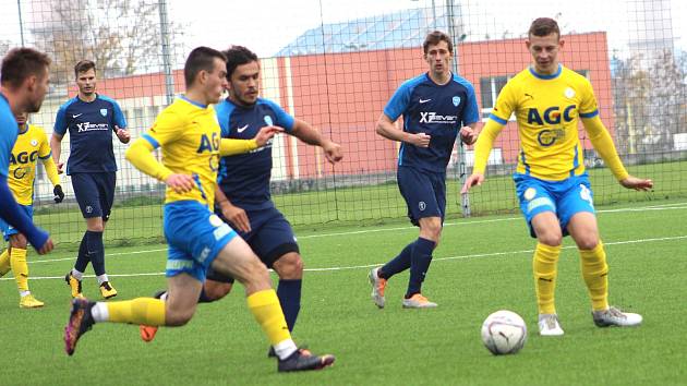 ČFL, skupina B: Teplice B (žlutí) - Chlumec nad Cidlinou 1:2