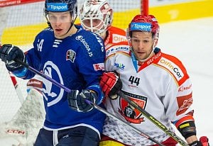 Extraliga - 48. kolo: Mountfield Hradec Králové - HC Škoda Plzeň.