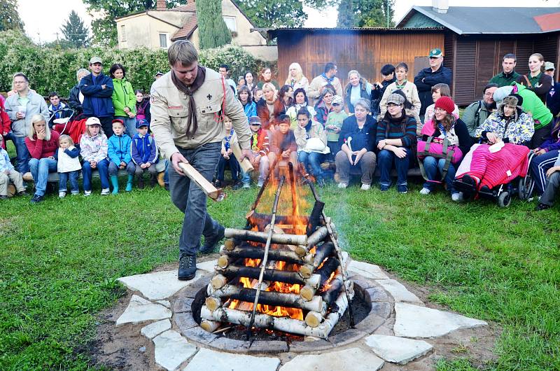 Z oslav 100 let skautingu v Třebechovicích pod Orebem.