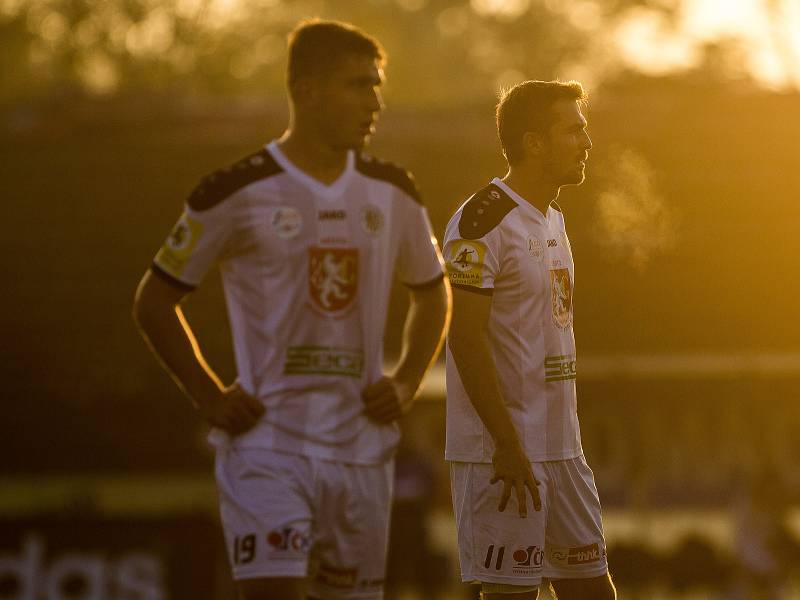 Fotbalová Fortuna národní liga: FC Hradec Králové - FK Baník Sokolov.