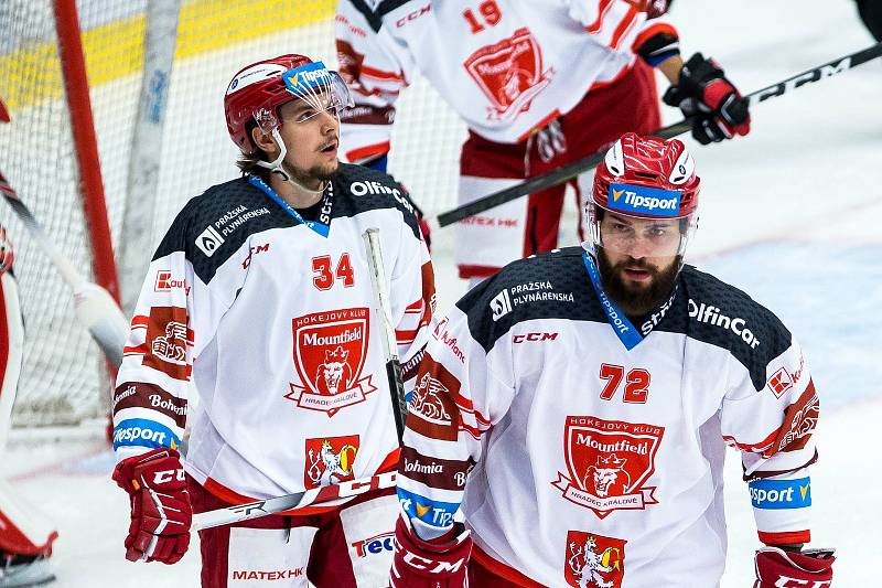 Úvodní utkání čtvrtfinále play off hokejového poháru Generali Česká Cup: Mountfield Hradec Králové - HC Oceláři Třinec